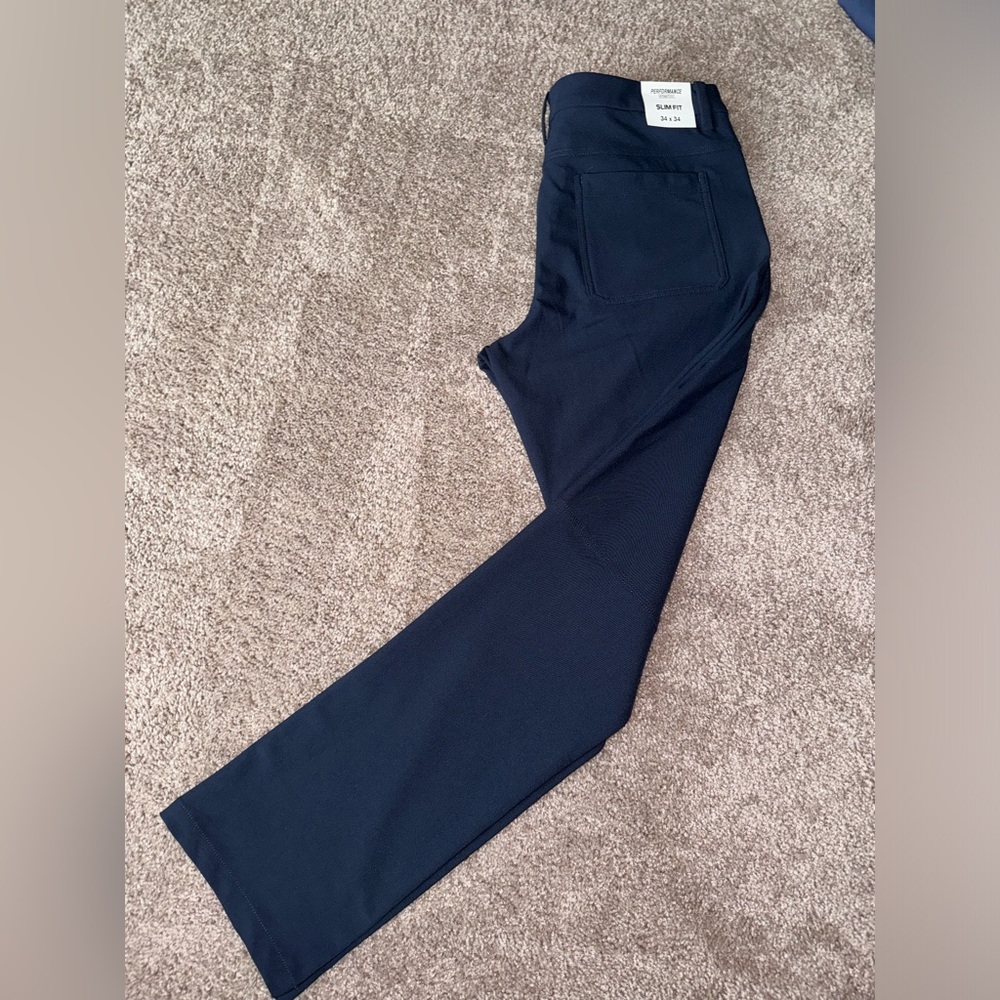 Men’s Express Navy Pants - Picture 3 of 4